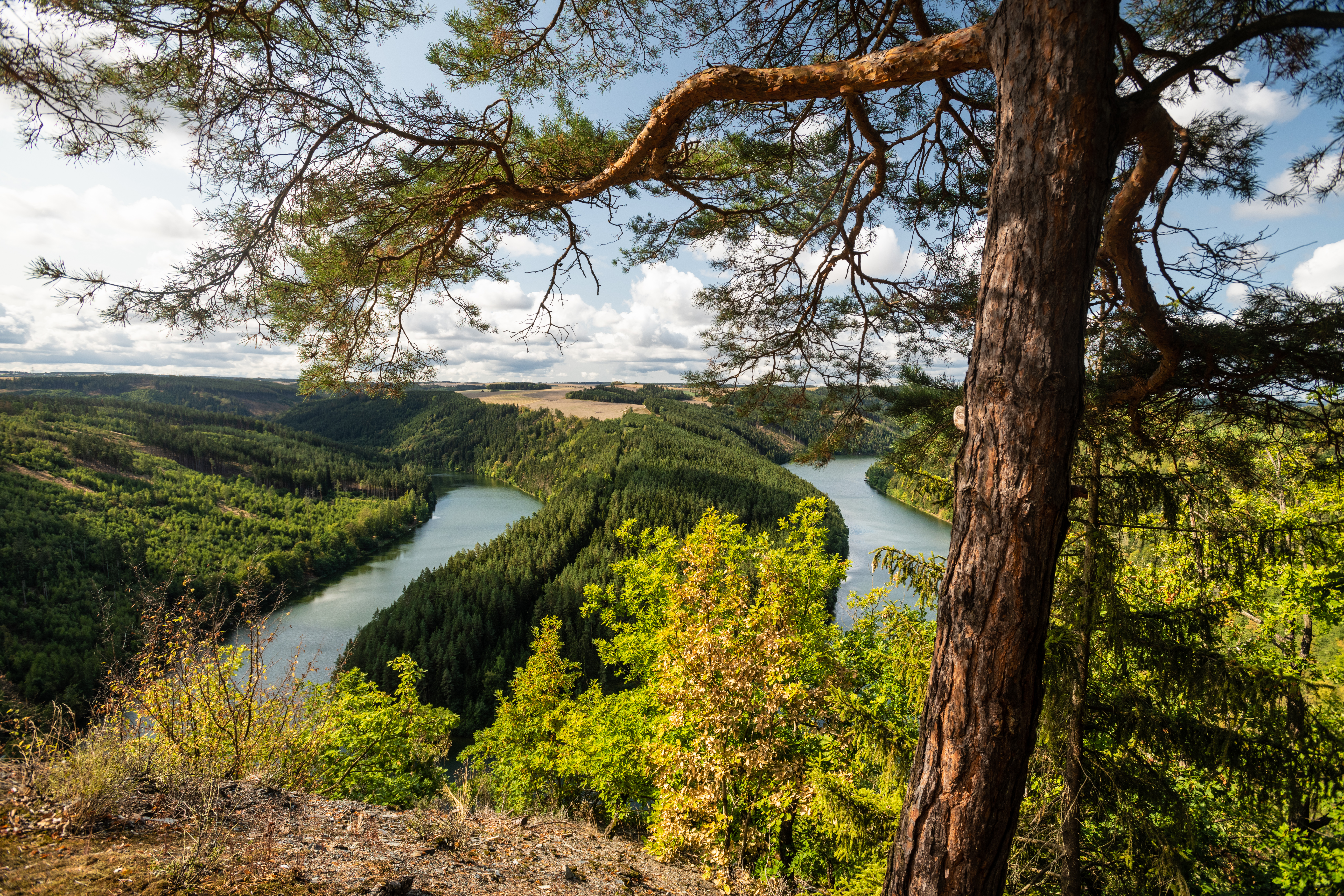 Blick auf den HW Stausee