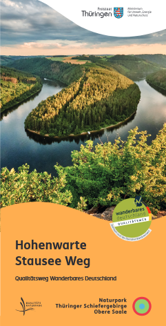 Flyer zum Hohenwarte Stausee Weg am Th&uuml;ringer Meer